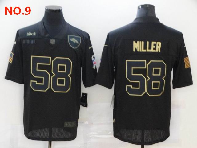 Men's Denver Broncos 58 Von Miller Jersey NO.9 ;